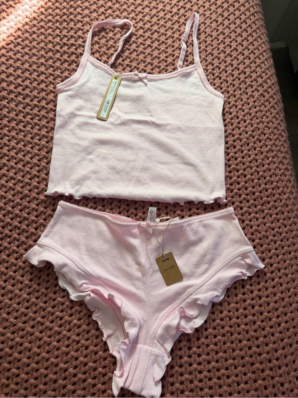 SKIMS NWT Cherry Blossom Cami Sleep Set PICS ADDED - Picture 2 of 7